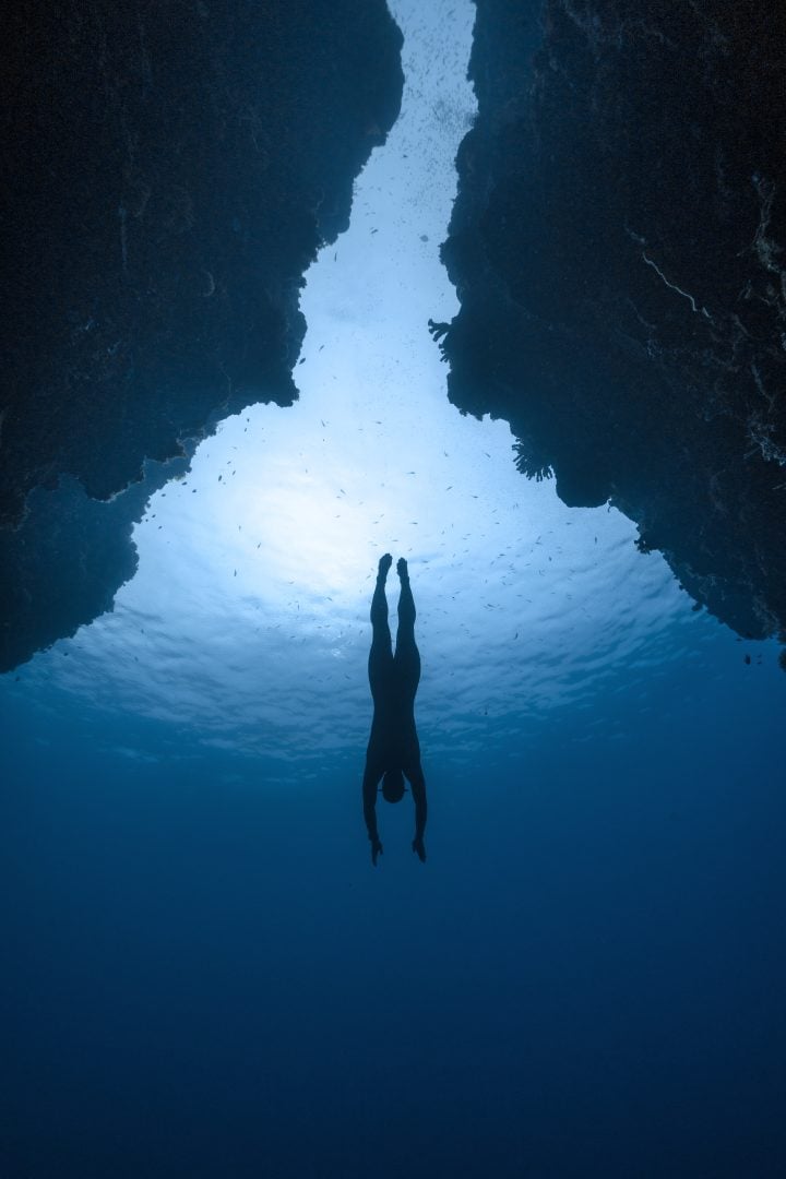 This award-winning photographer free dives for the perfect shot