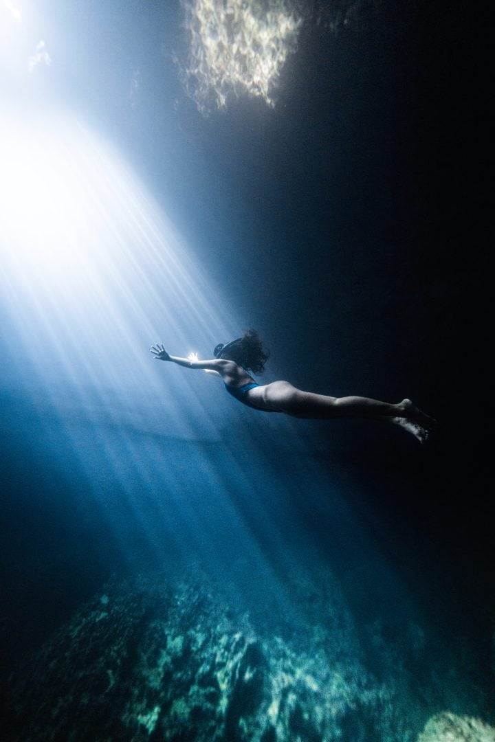 This award-winning photographer free dives for the perfect shot